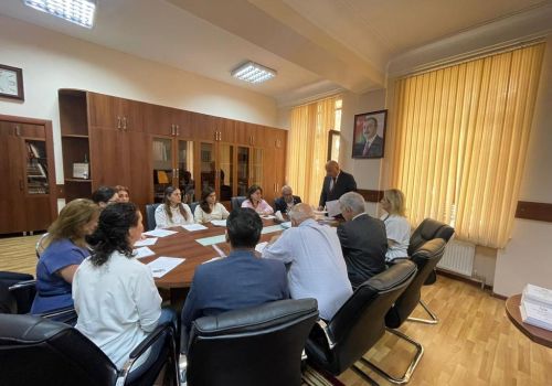 The next meeting of the Academic Board was held   at the Institute of the Caucasus Studies of ANAS